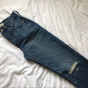 Madewell Classic Straight Jeans in the Jade Wash